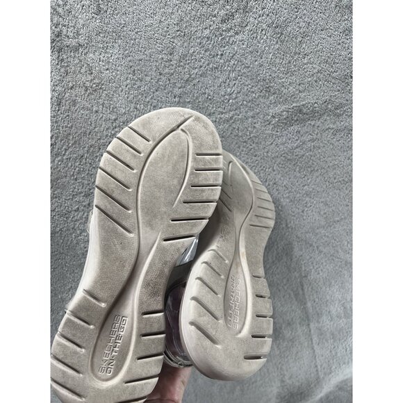 Skechers Women’s 10 The Go Flex Finest Strappy Sandals Beige Adjustable Cushion - Picture 8 of 8